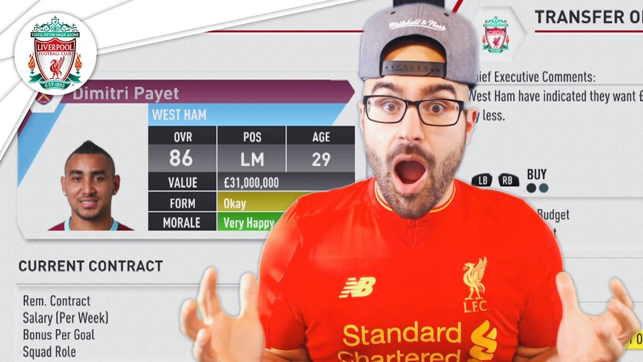 LIVERPOOL'S FIRST BIG SIGNING! LIVERPOOL FIFA 17 Career Mode #01