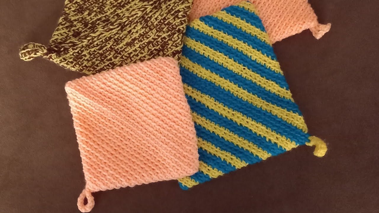 comment faire une manique ou porte pot au crochet très facile et rapide