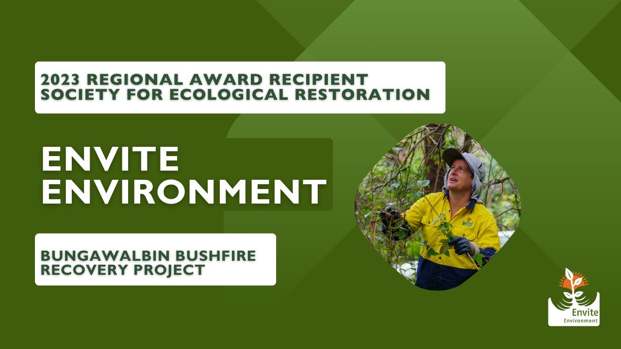 Envite Environment receive Society of Ecological Restoration Award