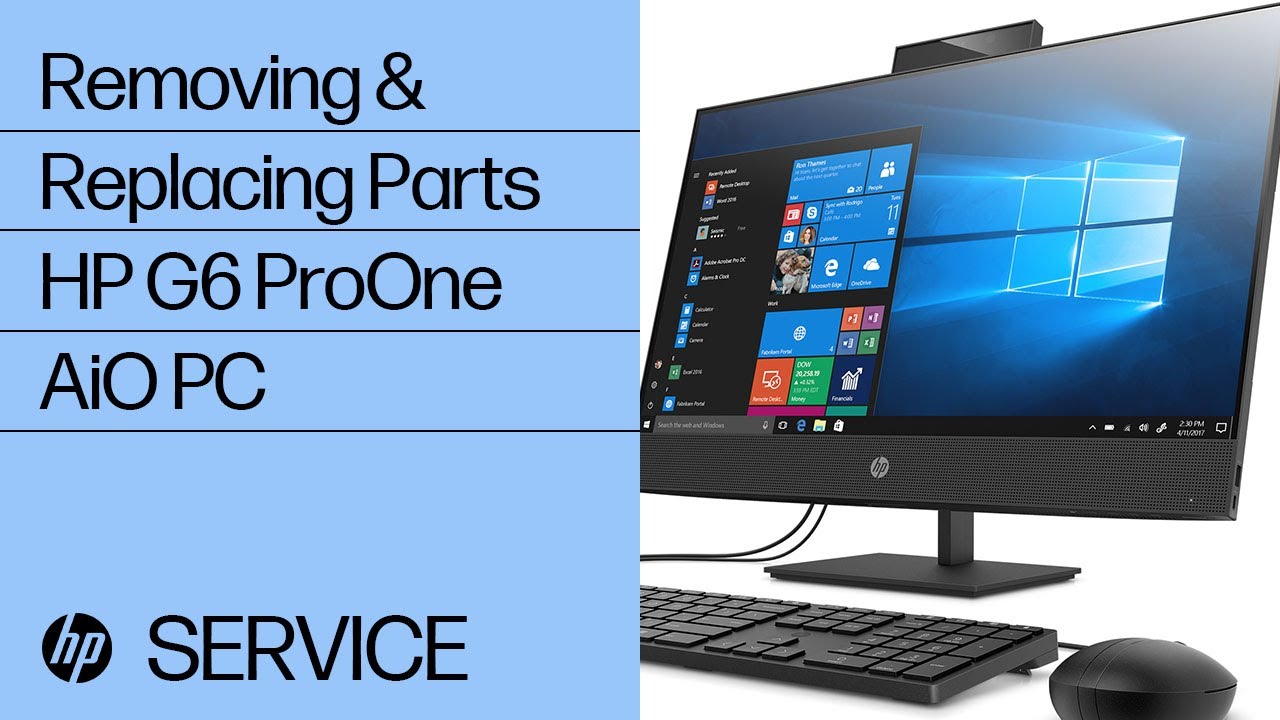 Removing & replacing parts for HP G6 ProOne AiO PC | HP Computer Service