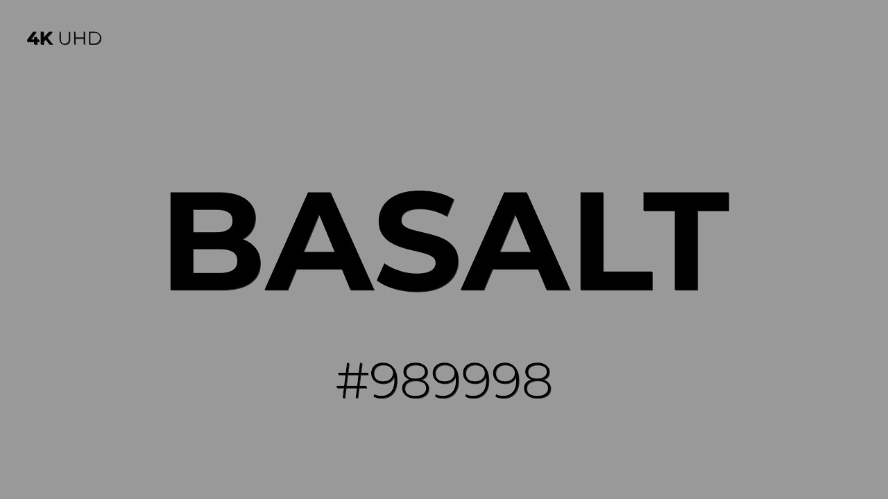 Basalt Screen - Ultimate Room Transformation Light - (#989998) - RGB(152, 153, 152)