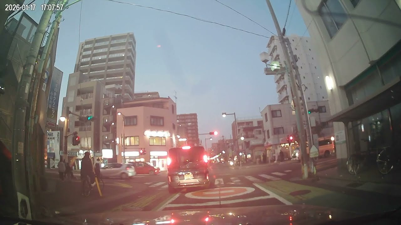 ドラレコ　2026.01.17　17:09　高砂２丁目