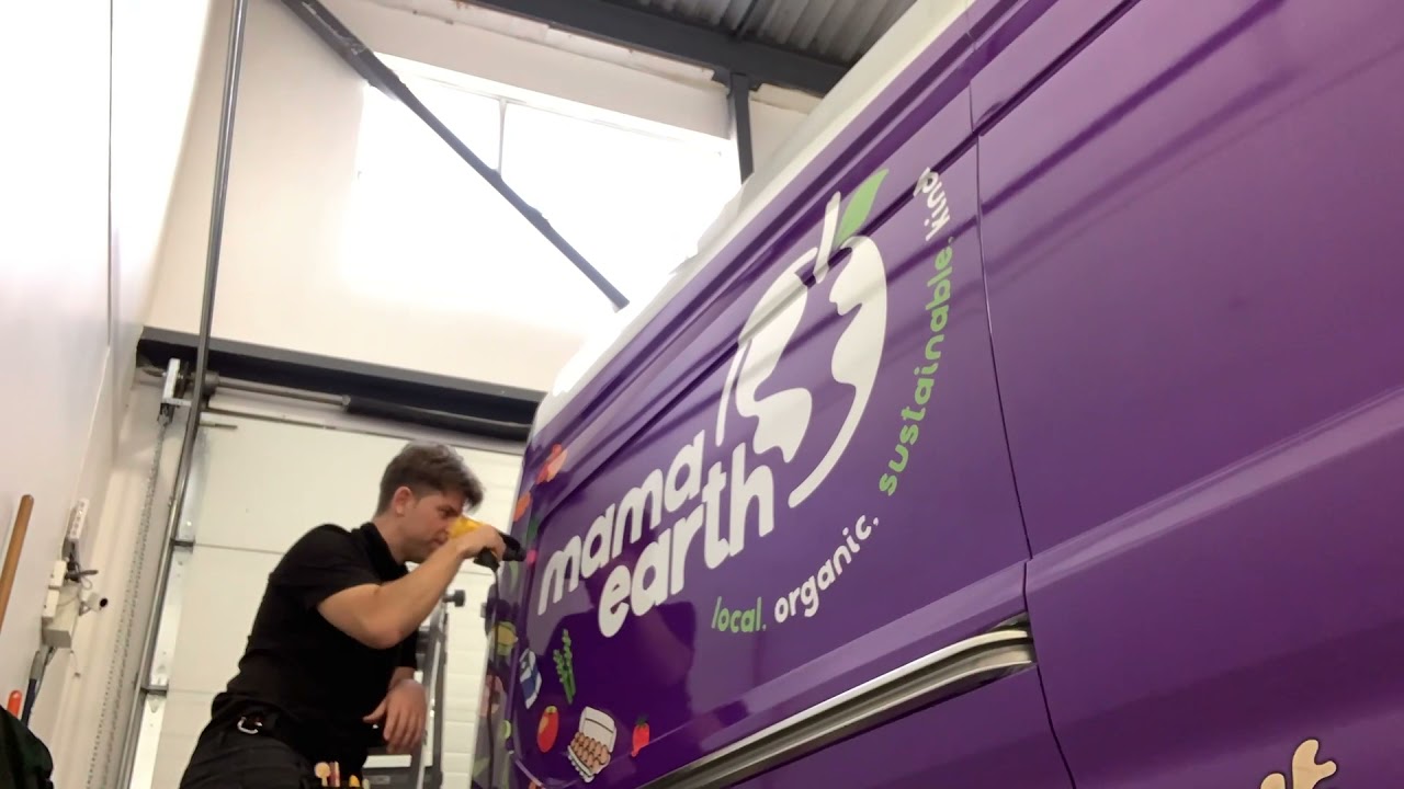 Post heating vinyl wrap