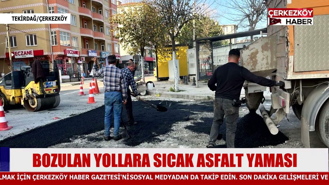 Çukurlu yollara yamalı çözüm