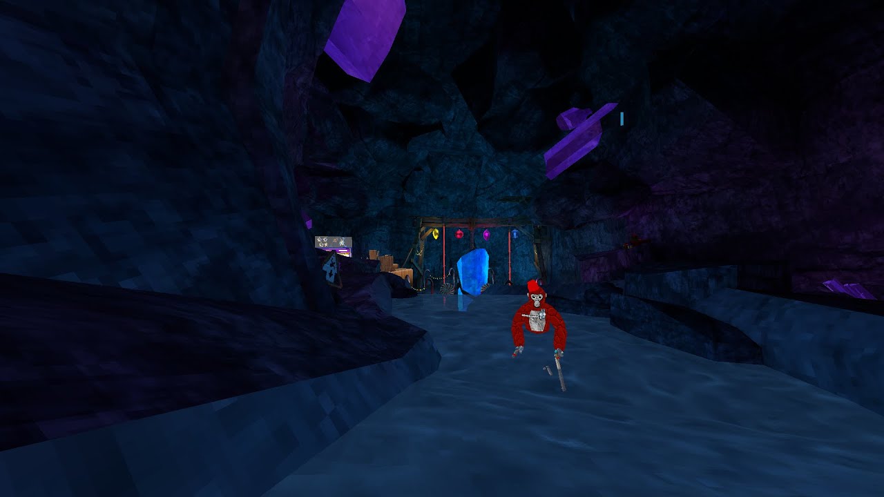 You can now FLY in Gorilla Tag! Also, there is new deco in caves!