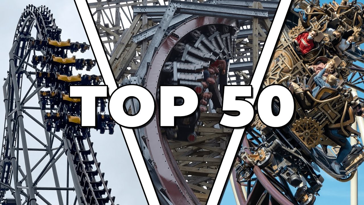 Top 50 Roller Coasters in the World (2023)