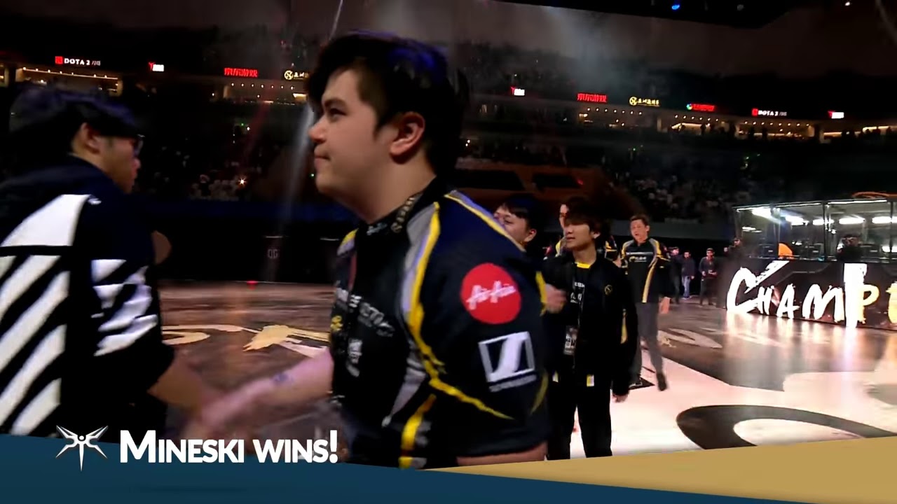 Mineski champion 🏆 Dota 2 Asia Championships 2018 Grand Final vs LGD Winning moment #CyberWins   Yo