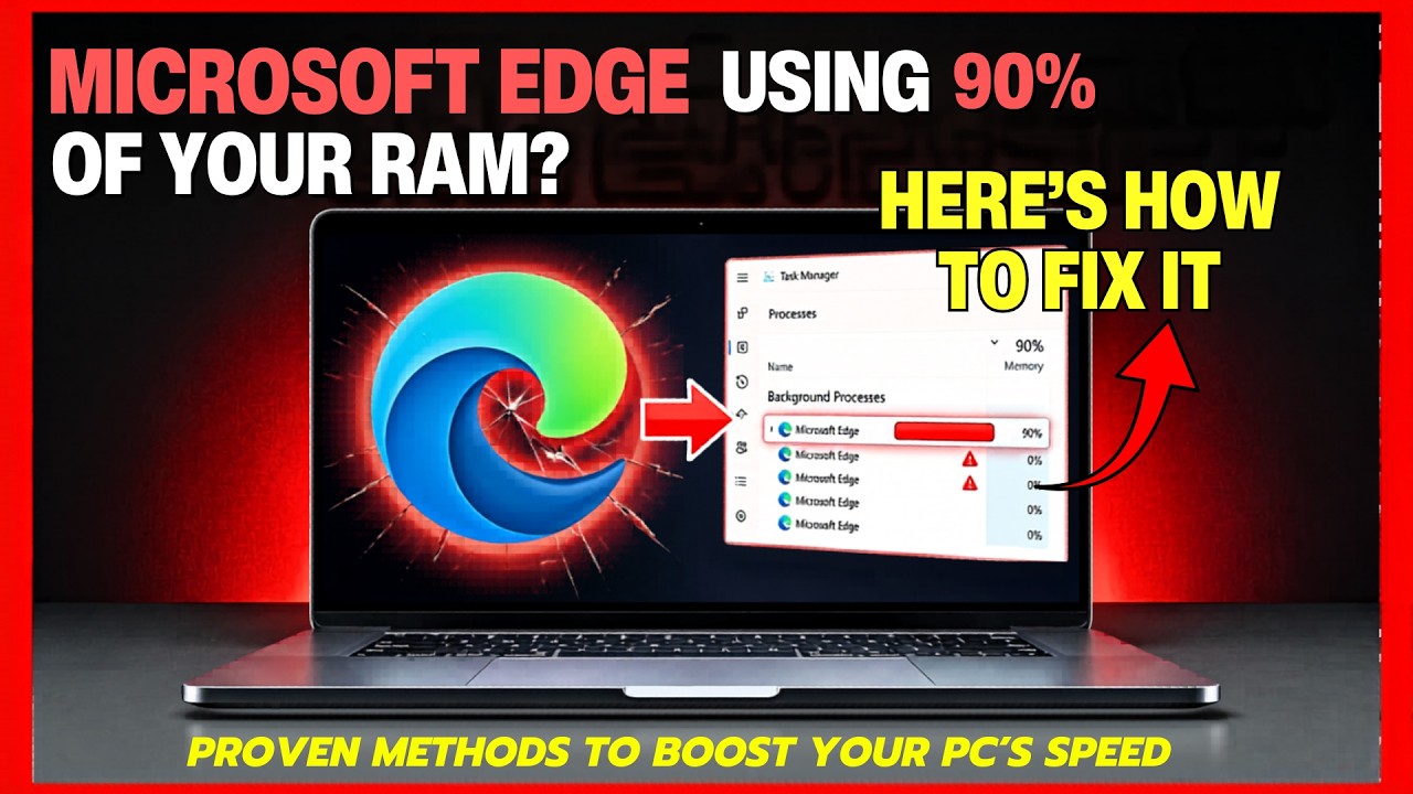 Microsoft Edge Consuming 90% of Your RAM? Here's How to Fix It