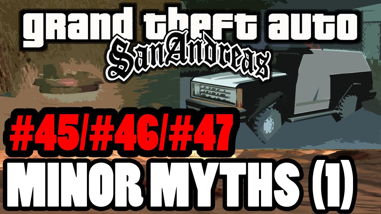 GTA SA | Minor Myths #1 | Ghost Vortex, Cave Monster & Desert Ranger