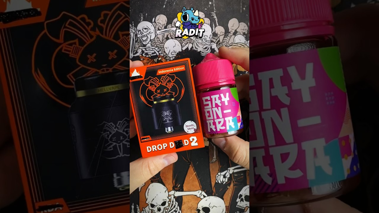 DROP D3AD 2 RDA BY HELLVAP3 #droprda #rda #hellvape #dropdead #dropdeadrda #vape #vapelife