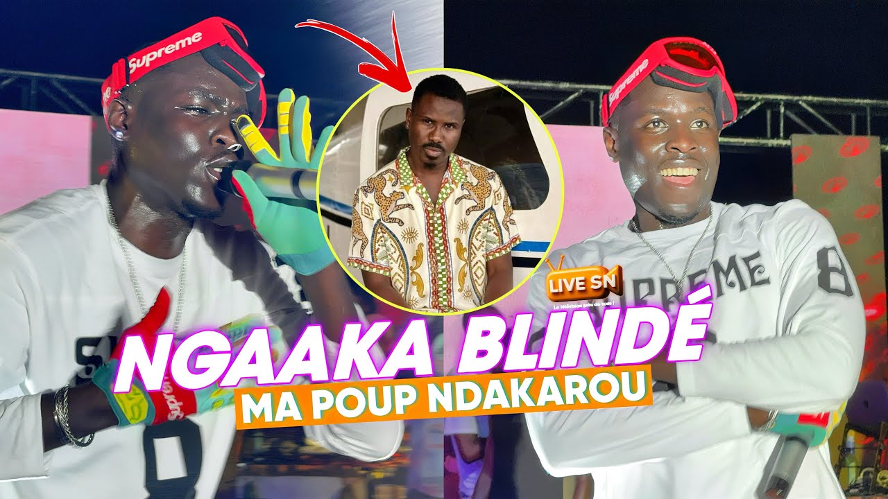 NGAAKA BLINDÉ EXPLOSE LA PLAGE DE MALIKA «MAY BOROM NDAKAROU😳 #livesn #ngaakablinde 