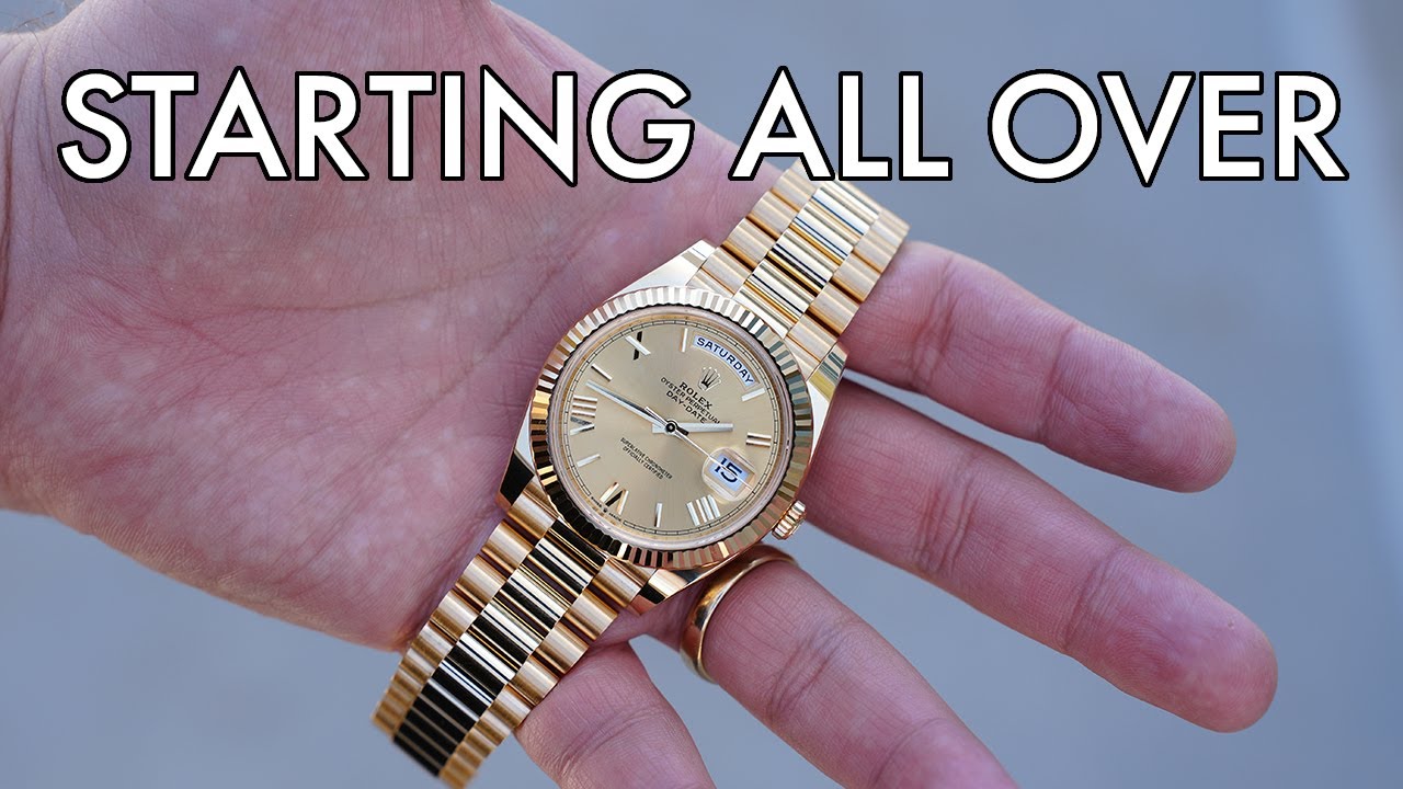 Starting Over - And buying my first all GOLD watch