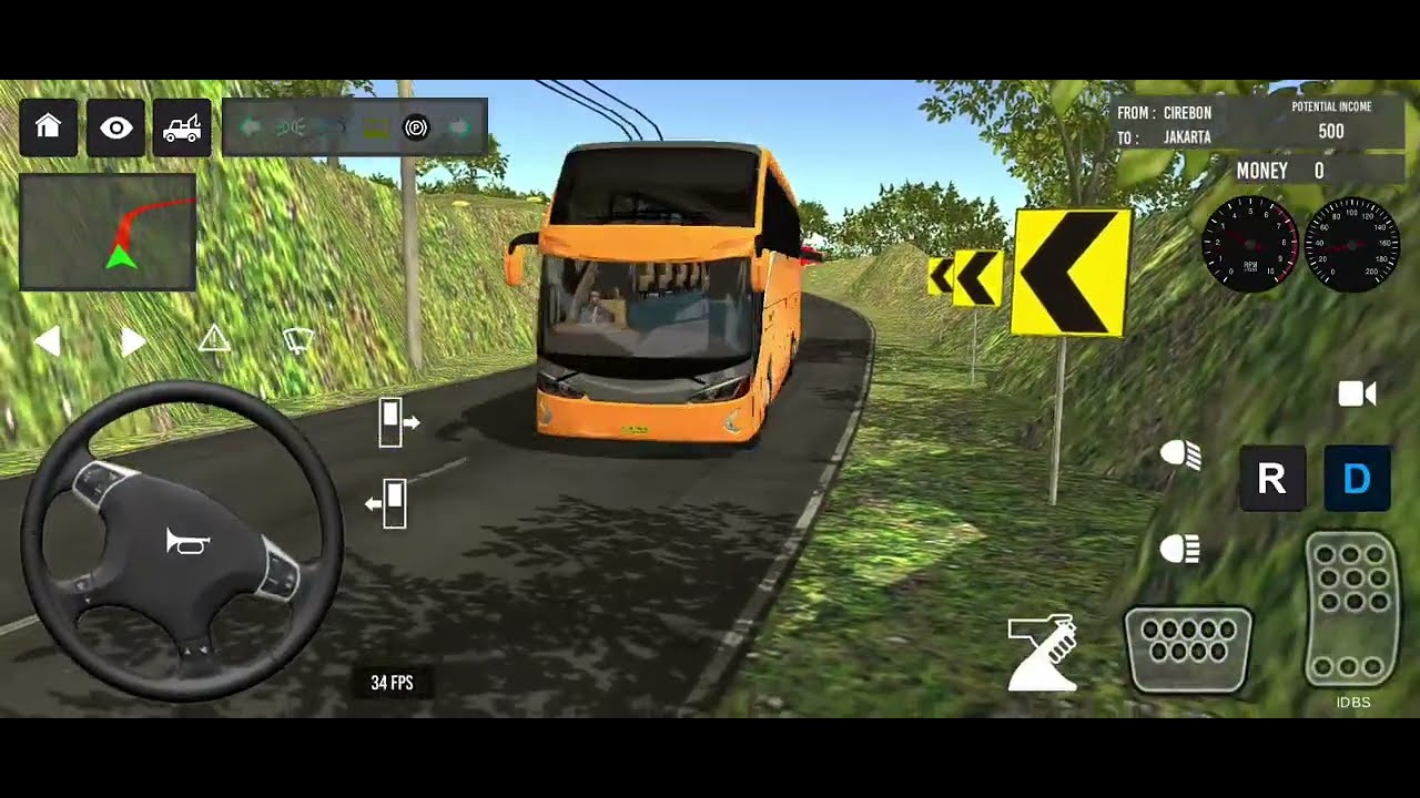 euro coach bus simulator 😍🚌||  new coach bus simulator  part-12 android gameplay