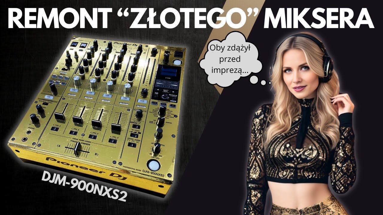 Remont złotego miksera Pioneer DJM-900NXS2 Co uległo uszkodzeniu? #pioneer #djm #zreperujto