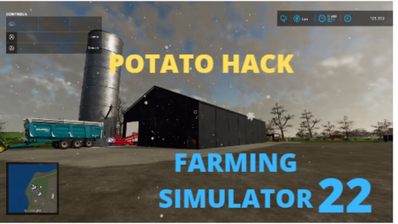 SEED POTATO FARM HACK, WITH THE NEW SORTING MOD, FS22, PLAYSTATION 4