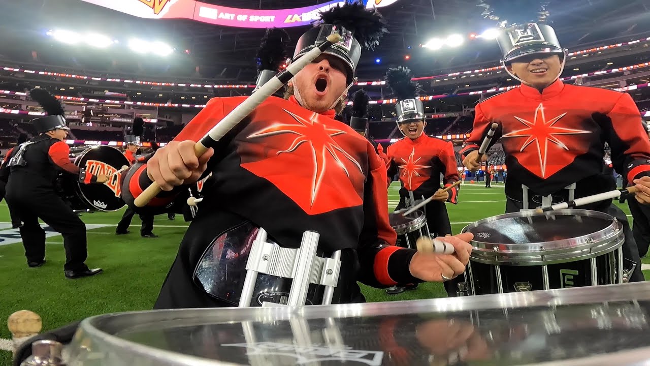 UNLV Marching Band '24 Pregame Snare Cam - Nick Berkey