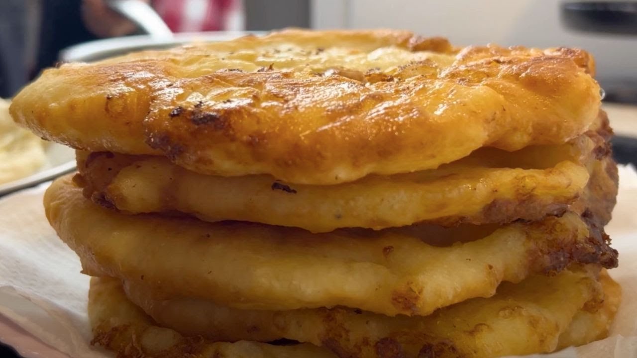No oven! If you have potato at home, you can make this easy potato bread