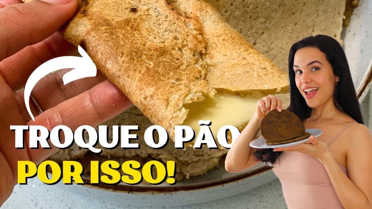 Wrap Low Carb com 2 ingredientes! Rapidez low carb