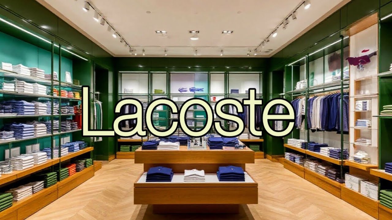 🎈LACOSTE  opening of a NEW STORE and a new collection of clothes and shoes