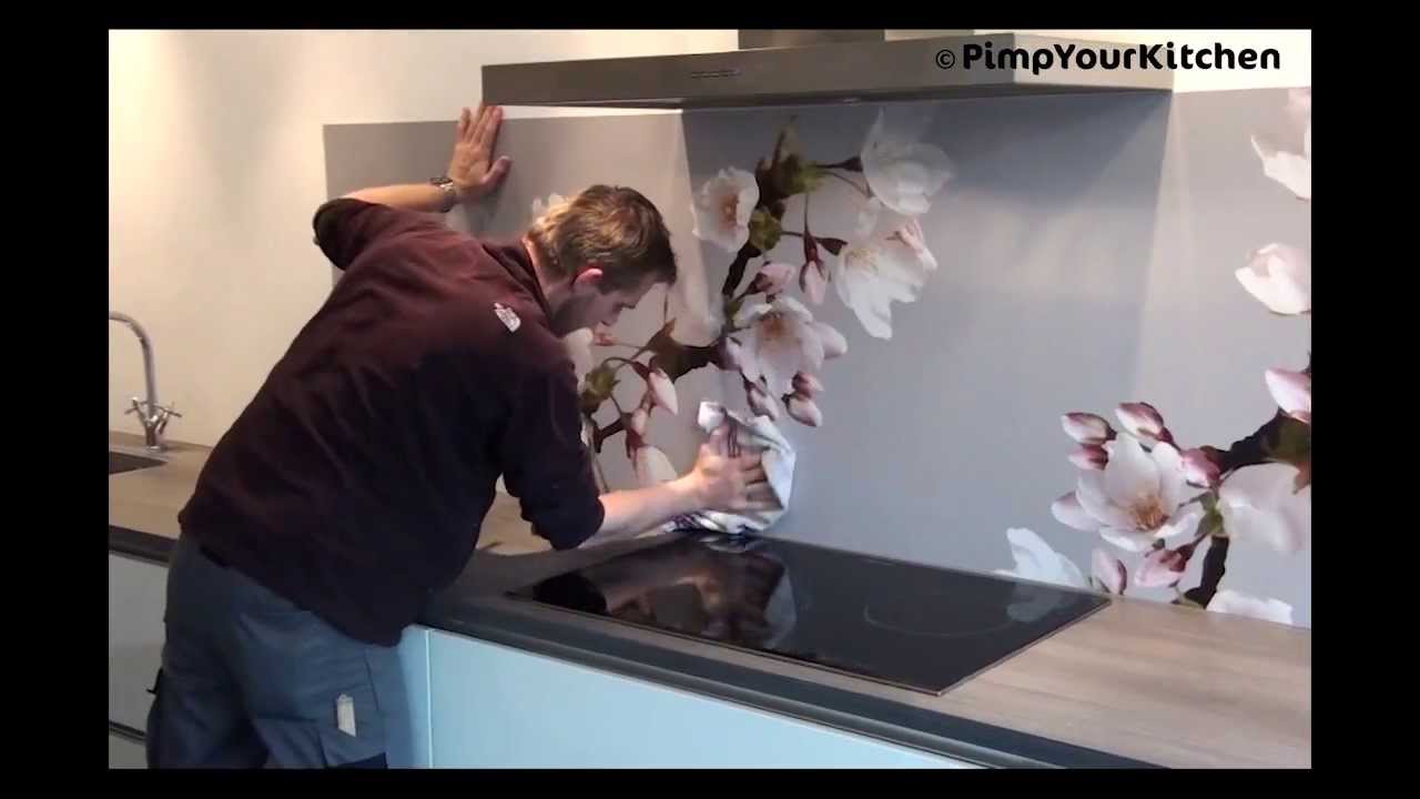 keuken achterwand bevestigen