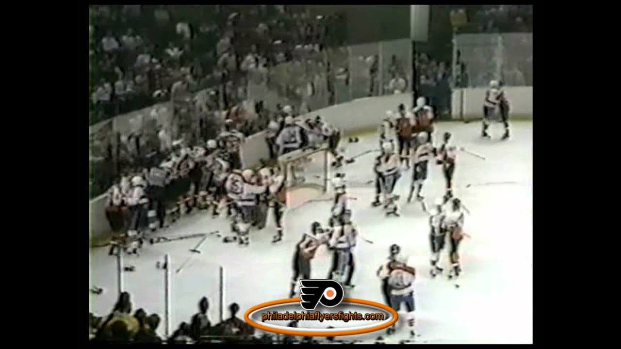 Mar 8, 1985 Bench Brawl Philadelphia Flyers vs Washington Capitals