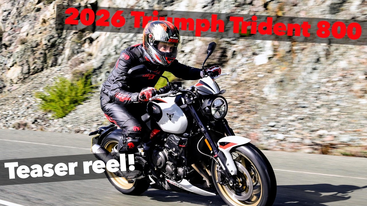 Тизер Triumph Trident 800 2026 года | Втрое больше удовольствия!