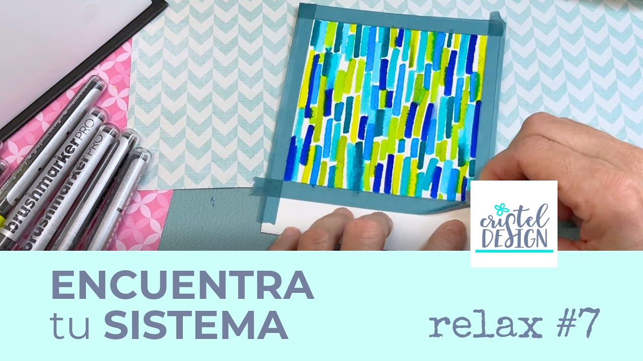 Vídeo Relax con rotuladores Karin Markers