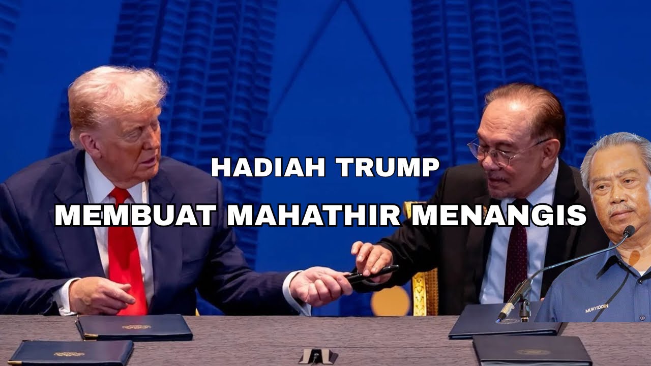 LIHAT INI HADIAH TRUMP KEPADA ANWAR YG MEMBUAT MUHYIDDIN DAN MAHATHIR MEROYAN TERUK