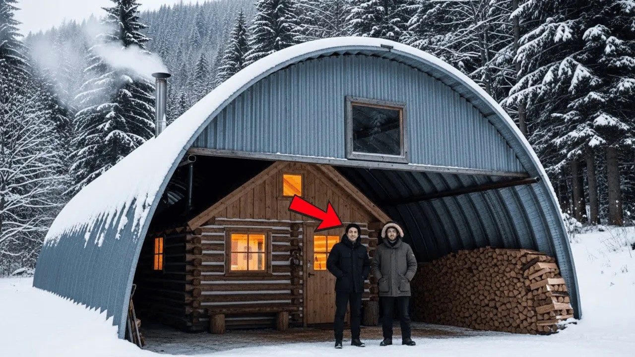 Alle Dachten, Die Quonset Verkleidete Hütte Sei Verrückt — Bis Sie 55° Mehr Wärme Hielt