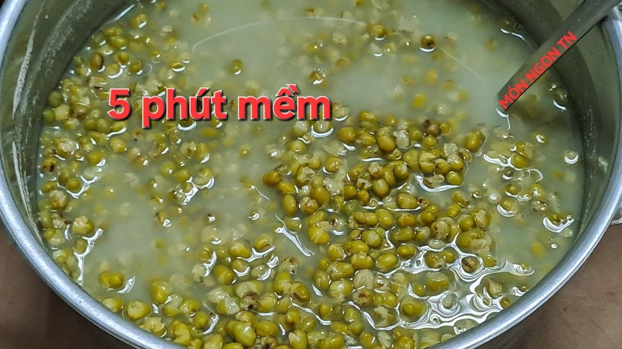 Ch&egrave; Đậu Xanh nhanh mềm kh&ocirc;ng t&aacute;ch vỏ Chỉ cần 5 ph&uacute;t kh&ocirc;ng cần để ngăn đ&ocirc;ng kh&ocirc;ng ng&acirc;m qua đ&ecirc;m
