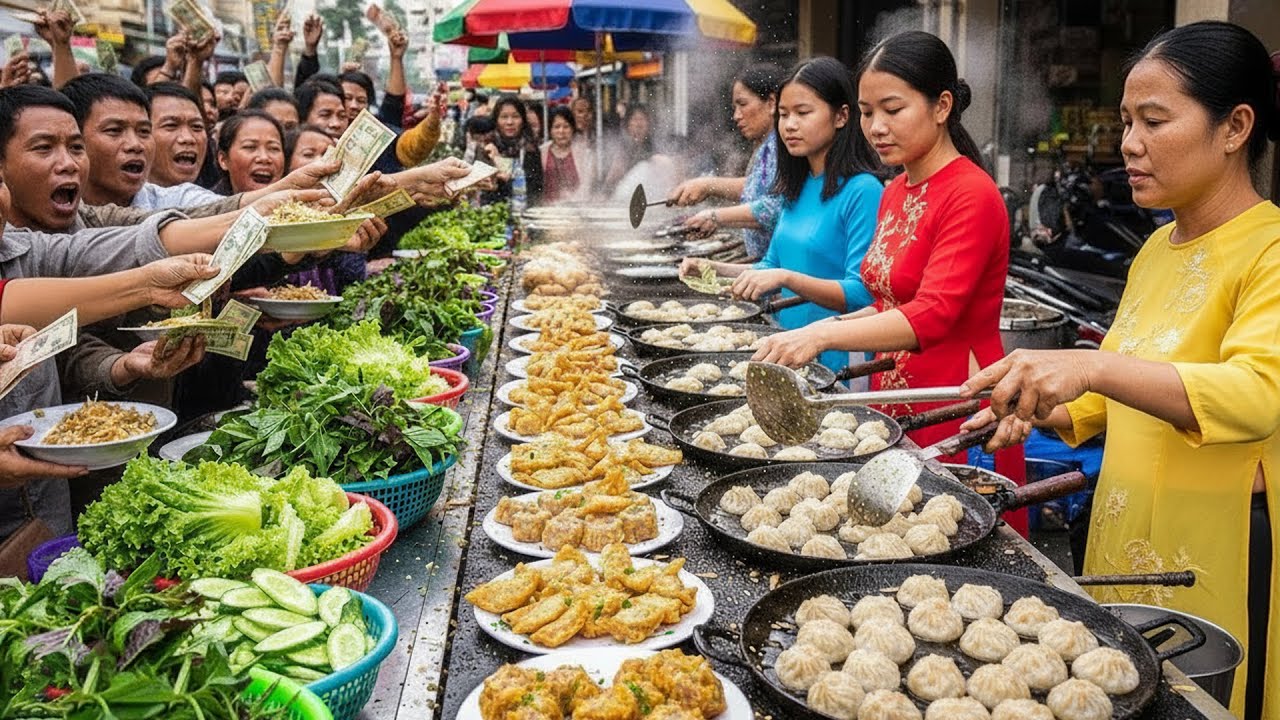 Vietnam’s Top Street Foods Collection! 10 Iconic Dishes | Street Food Tour