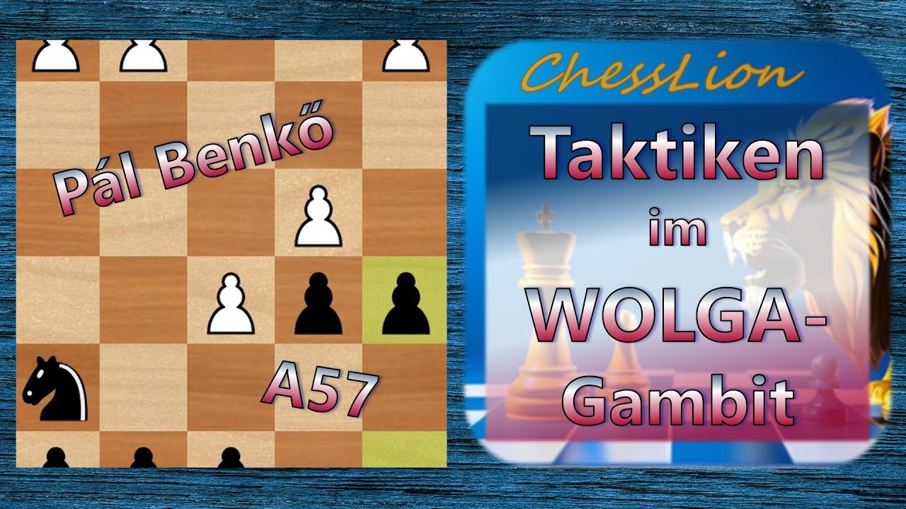 Taktiken im Wolga-Benko-Gambit [A57]