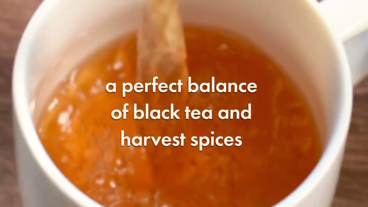 Bigelow Pumpkin Spice Black Tea Video