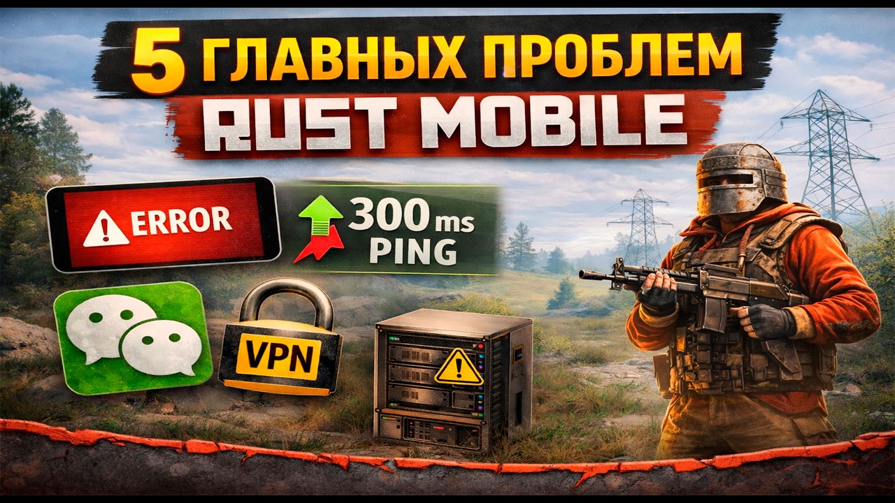 5 ГЛАВНЫХ ПРОБЛЕМ КИТАЙСКОГО ЗБТ RUST MOBILE