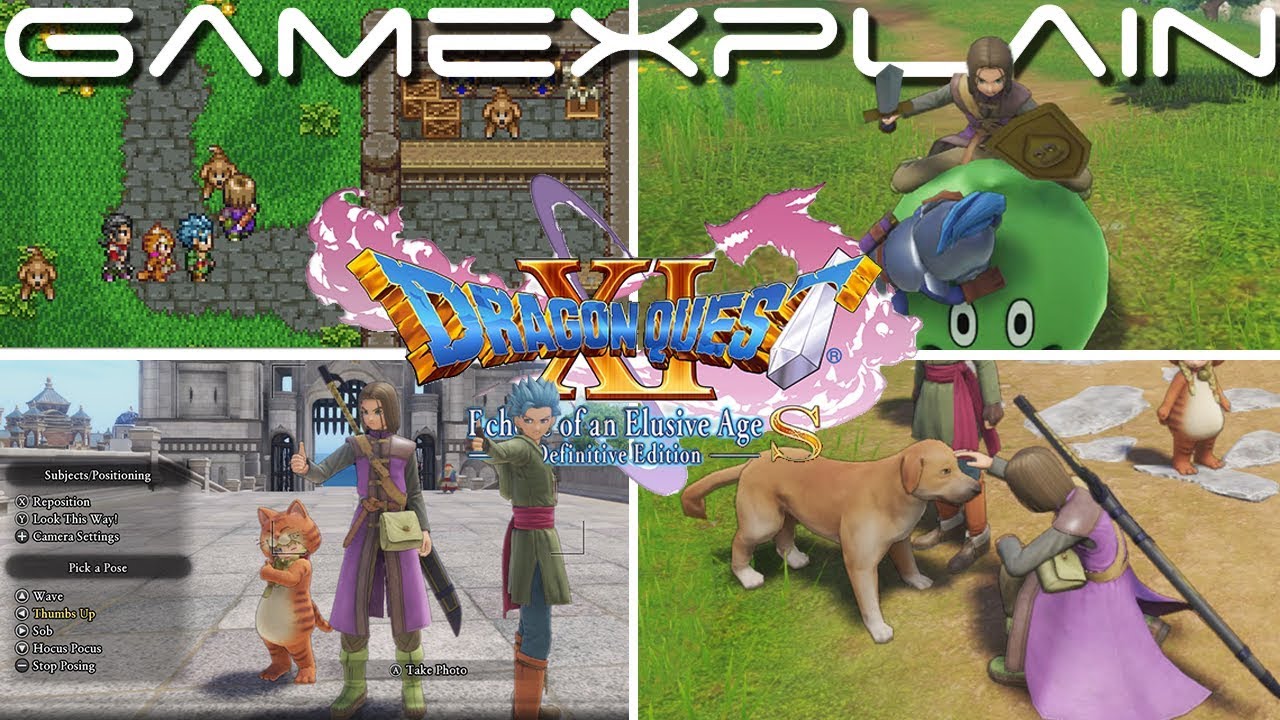10 Minutes of Dragon Quest XI S Gameplay! 2D Mode, Past DQ Worlds, New Music, & More (Switch)