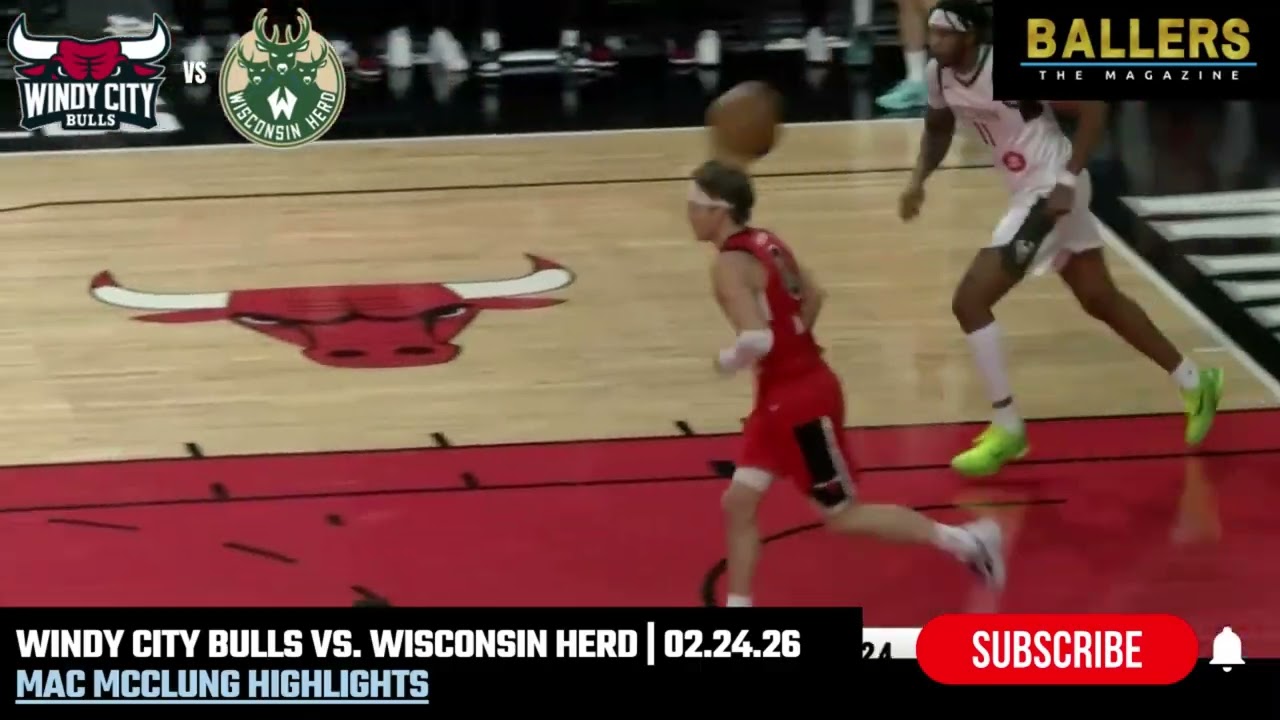 Mac McClung vs. Wisconsin Herd | Windy City Bulls Highlights | NBA G League | 02.24.26
