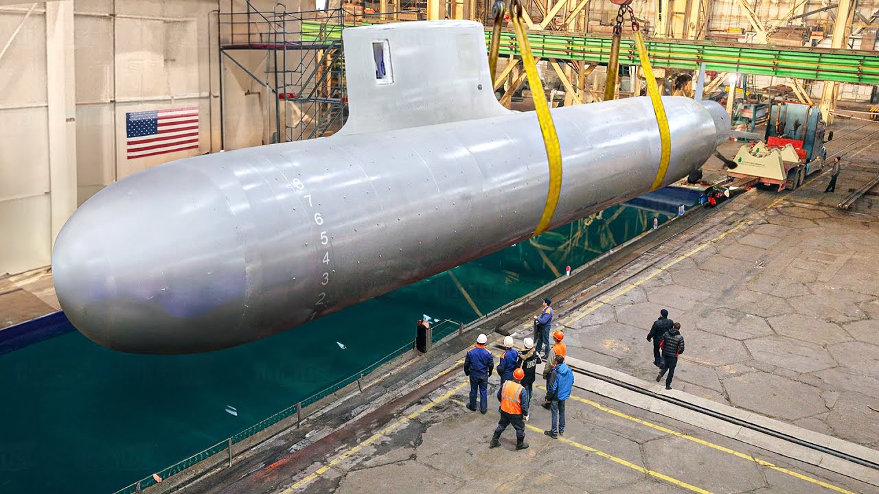 Inside US Advanced Facility Testing New Billions $ Stealth Submarines