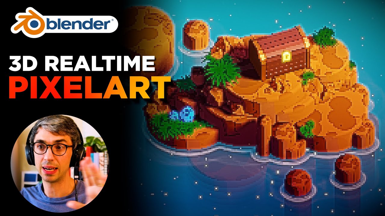 How To Create Pixel Art In Blender | Blender Tutorial