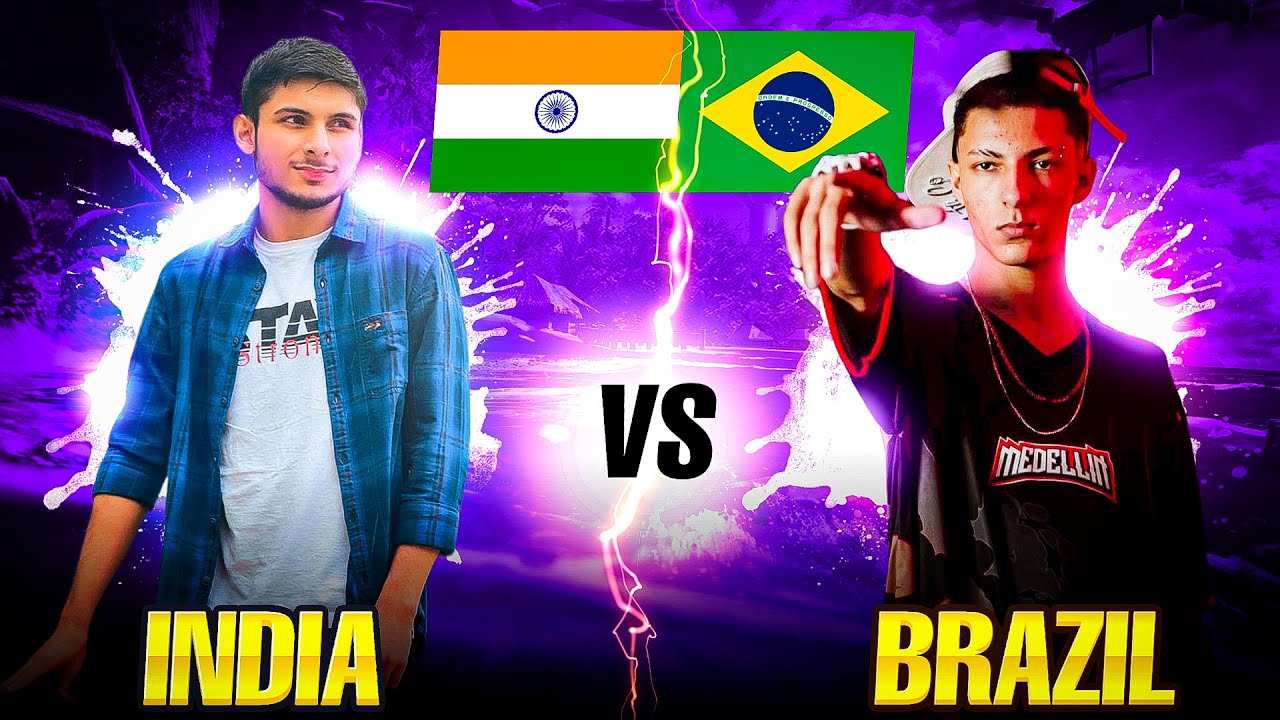 INDIA VS BRAZIL SERVER 😨🥵 || BATTLE AGAINST MOST DANGEROUS SQUAD - FREE FIRE LIVE
