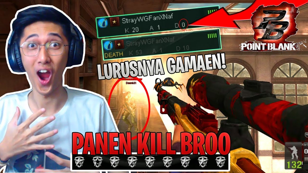 SNIPER DENGAN TITLE INI LURUSNYA KAYAK CHEAT! KILL 53 MATI 10 GILA - Point Blank Indonesia