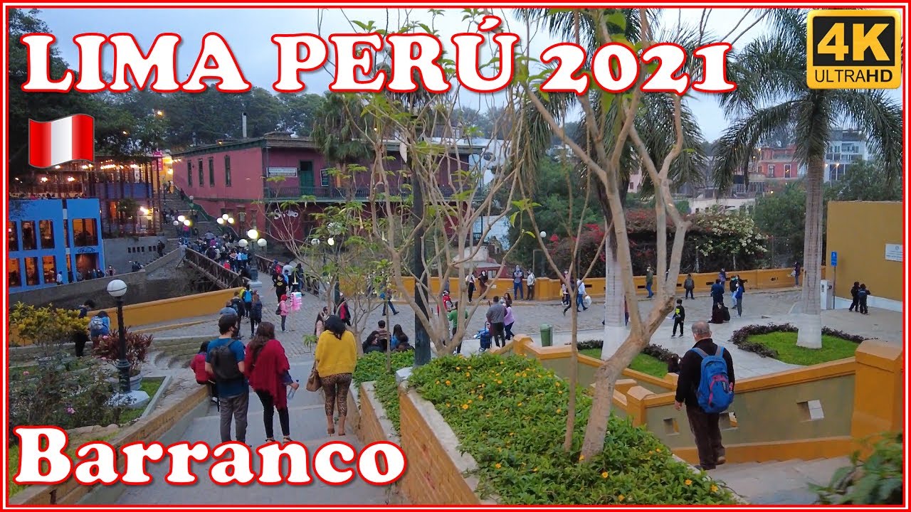 Única e incomparable | Anocheciendo en Barranco | Puente de los Suspiros | Lima Perú 2021 | 4K UHD