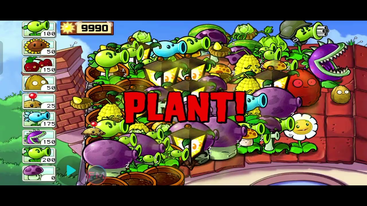 PvZ Mod Gameplay That Hurts My Brain 🤣 | Plants vs Zombies | Survival Gameplay | Pvz Mod Menu