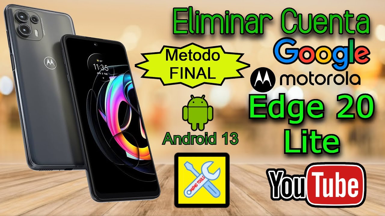 Motorola Edge 20 Lite. Eliminar cuenta google, Seguridad de Android 13