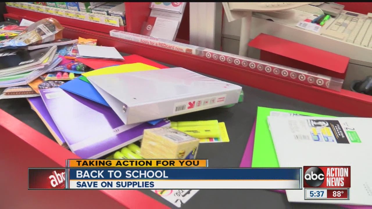 Back to school: Save on school supplies