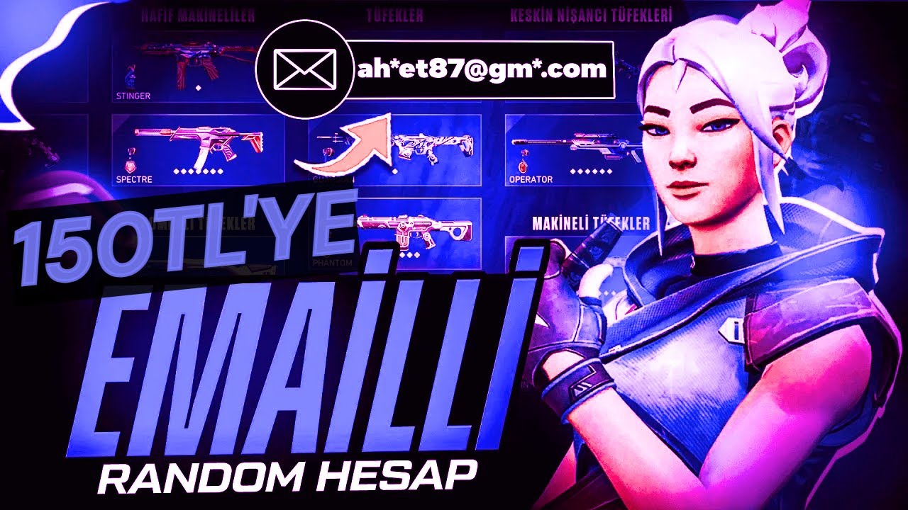 Valorant Random Hesap Denemesi! ŞOK Sonuç 😳