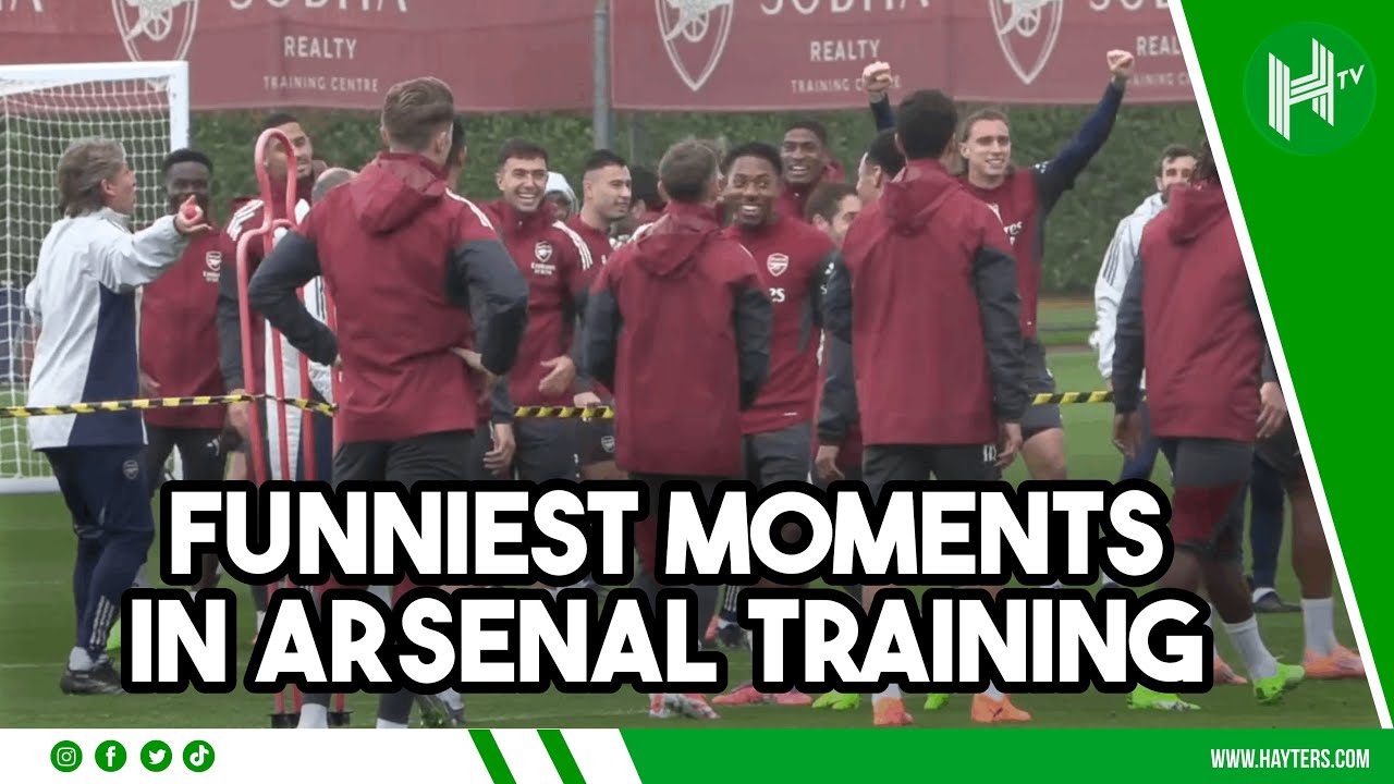 The FUNNIEST Arsenal training ground moments