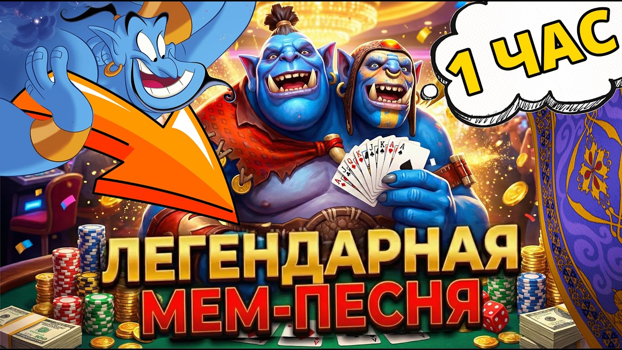 МЕМ-ПЕСНЯ Про КАЗИНО в Дота 2 Часовая Версия