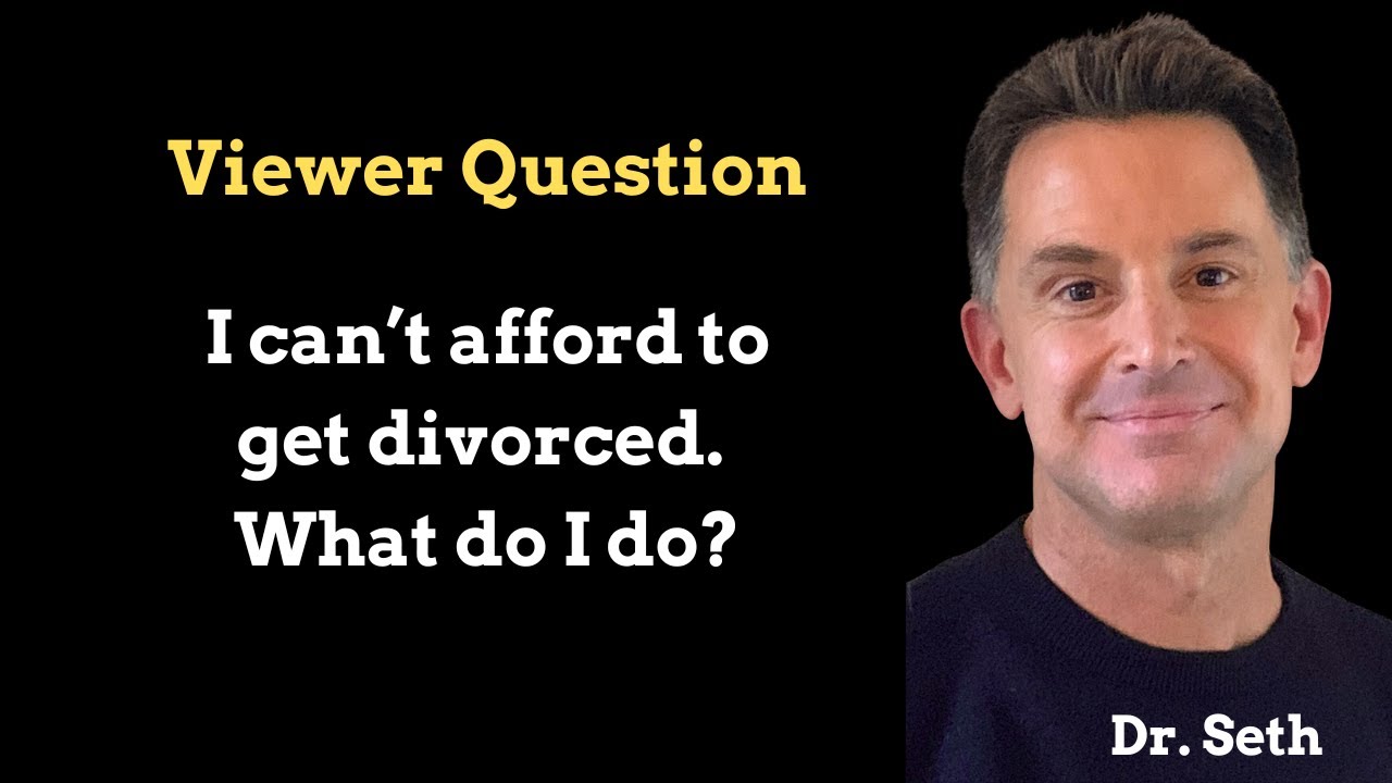 If You Can't Afford to Get Divorced, Are You Just Supposed to Be Unhappy?