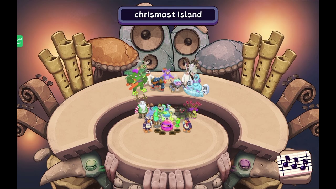 I did created the chrismas island the new