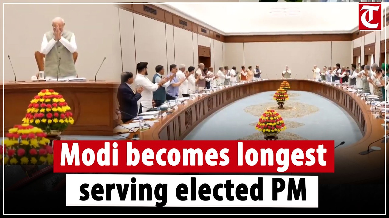 PM Modi becomes longest serving elected PM, BJP leaders celebrate historic political milestone